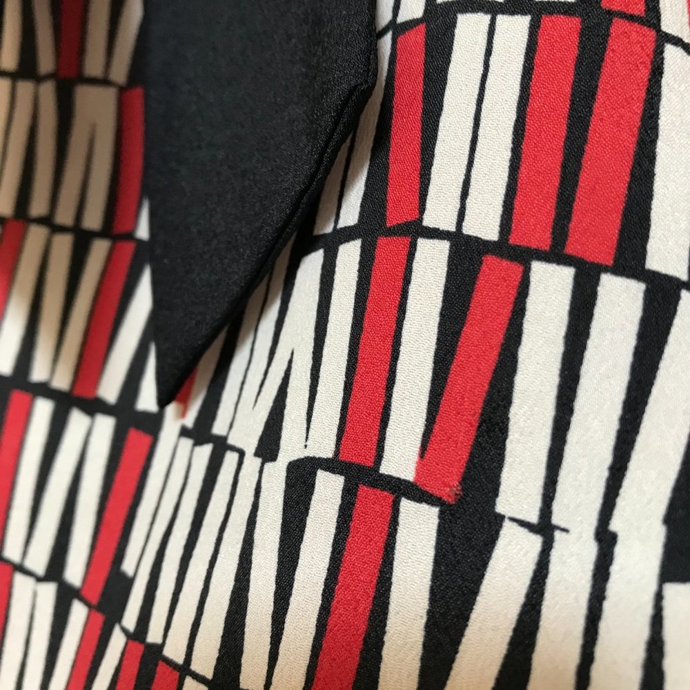 Ann Taylor Loft Multi Colored Geometry Patterned … - image 5